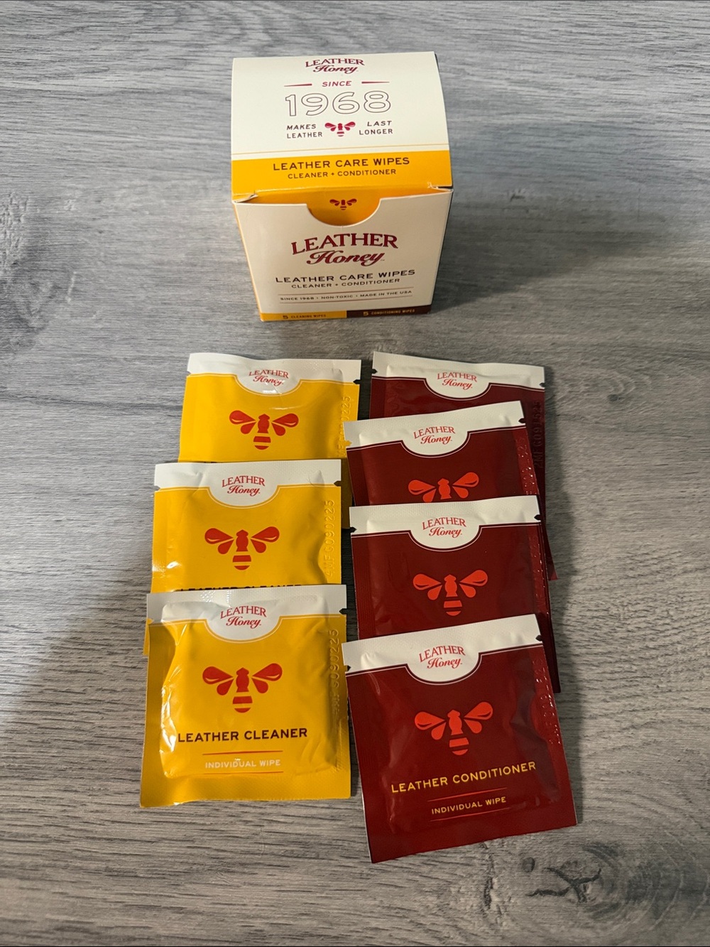 Leather Honey Leather Care 7Wipes